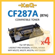 4x CF287A 87A CF 287A 287 Compatible Toner LaserJet M501 M506 M527 M501dn M506dn M506n M506x MFP M52