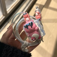 Loopy Goggles Charger Protector iphone 18w & 20w Cartoon Cable Protector iPhone Charger Head Adapter