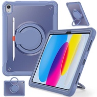 Anti-fall case for iPad A16 11 inch A3354 A3355 2022 10th generation A2696 A2757 handle rotate stand