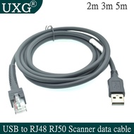 5M 3M USB to RJ48 RJ50 Scanner data cable for LS2208 LS1203 LS2208/AP LS4008I LS7808 DS3400 for Zebr