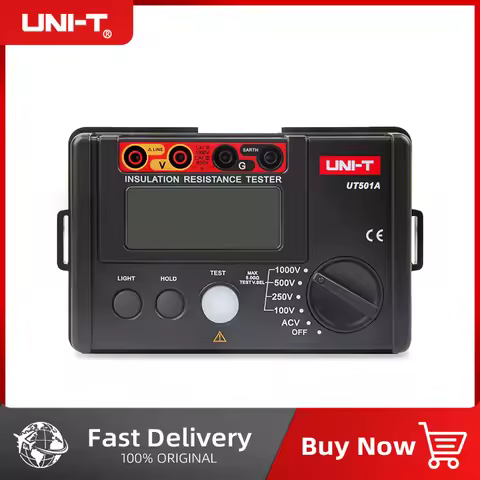 UNI-T Insulation Resistance Tester UT501A UT501C UT502A UT502C Digital Megometer Megohmmeter Ohm Tes
