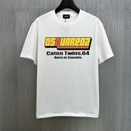 dsquared2 Men's Short Sleeve T-Shirt - Cotton Letter Print, Summer Breathable Style