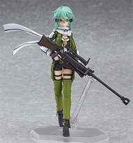 Anime Sword Art Online Figure Brinquedos Figma 241 Sinon Asada 2th SAO PVC 14CM Action Figure Juguet