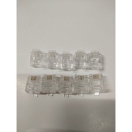 Price of 10 pcs Connector Connector Rj 11 RG 11 telephone