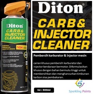 Pilox Diton Carb & Injector Cleaner Pembersih Karburator & Injektor Mesin 500ml Motor Mobil 500cc