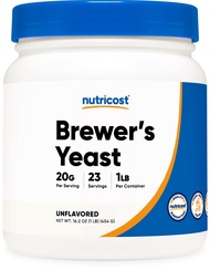 Brewers Yeast Powder 1LB (16oz) - Non-GMO, Vegetarian Friendly