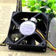 TAJUN TAJUN KD1208PTB2 12V 1.4 W 8025 8CM Chassis Silent 3-Wire Cooling Fan