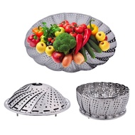 [Ngh Thien Tien Cung] Smart Foldable Steamer for Sticky Rice, Vegetables, and Cake Steamer with Adju