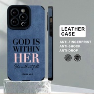 Suede Leather Psalm Casing for Samsung A73 A72 A55 A54 A53 A52 A50 A34 A33 A32 A30 A23 A22 A21s A20s