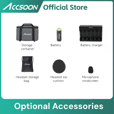 Accsoon Accessories for CoMO /CoMo SE Optional accessories Wireless intercom headset accessories ACC