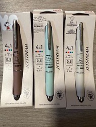 現貨‼️snoppy uni jetstream 4色+1鉛芯筆