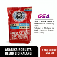 Kopi Bubuk Murni 1Kg | Arabika Robusta Blend Sidikalang Asli Medan | Kopi Hitam Kiloan