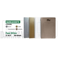 b&e 685 notebook spiral notebook 80leaves ,pvc plastic cover