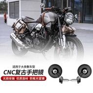Suitable for Honda CBF CB190TR 190SS CGX150 Modified Round Handlebar Mirror Handlebar Rearview Mirro