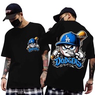 ADULT MEN'S T-SHIRT LA DODGERS/ Cotton T Shirt Baju T Shirt Lelaki