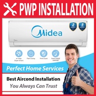 Midea New R32 1HP, 1.5HP, 2HP &amp; 2.5HP (MSGD-09CRN8) Air Conditioner Ionizer Xtreme Dura 1.0HP Aircond PWP Installation