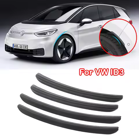 OE Style Car Bumper Fender Flare Mud Flap Splash Guards for VW Volkswagen ID.3 ID3 2019-on Sport Glu