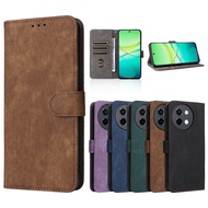 VIVO Y38 5G VIVOY38 Y 38 Retro PU Leather Cards Slot Wallet Flip Case Clasp Stand Holder Casing with