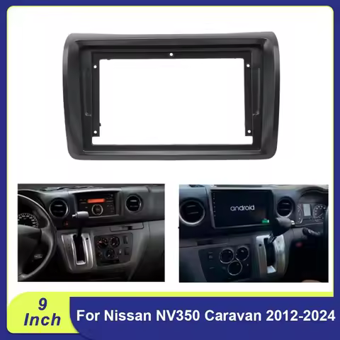 For Nissan NV350 Caravan 2012-2024 9 Inch Car Radio Frame Fascia Panel Mount Kit for Android Stereo