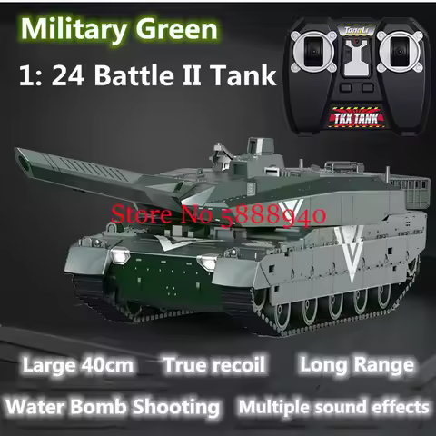 Watch Gesture Sensing Dual Mode Remote Control Tank 2.4G 60Mins launch bullet 330° Turret Rotation S