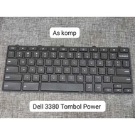 TOMBOL Dell Chromebook Keyboard 3180 3189 3380 11-3180 11-3189 power button