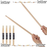 LETTER Drumsticks, 5A/7A Elegant Premium Maple Drumsticks, Durable Maple Wood Pairs Practice Drumsti