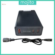 Mojito Fast Speed USB And Type C 3 Port Charger For 36V 48V 60V 72V 84V Electric Bicycles With Overl