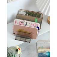 ✅Desktop storage box, rechargeable, multi-compartment, office organizer for notes and remote control