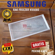 RAK KULKAS FREEZER ATAU TUTUP BOX SAYUR KULKAS SAMSUNG 2 PINTU ORIGINAL BEKAS