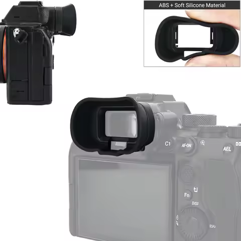 Camera Viewfinder Extended Eyecup Eyepiece for Sony A7M4 A7IV A7 IV A1 A7SIII A7S3 A7SM3 Eyeshade Pr