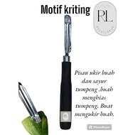 ecer garnish / ecer pisau garnish / pisau garnish / pisau ukir buah sayur / pisau ukir / pisau carvi