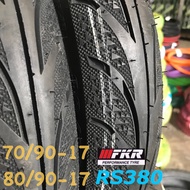 FKR Tayar Tubeless RS380 70/90-17,80/90-17 (Bunga Maxxis Diamond) [Combo Set]