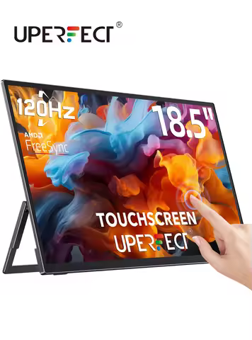 UPERFECT USteam E6 Pro 18.5" Touchscreen Portable Monitor 1080P 120Hz Smart Gaming Display For Steam