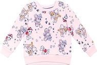 Paw Patrol Chase Marshall Skye Toddler Girls French Terry Pullover Sweatshirt Pink 2T