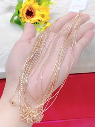 Dây chuyền Nữ Xuping Tơ Vàng Xinh Đẹp Đeo Như Thật Mẫu 8 - Xi Bằng Vàng 18K - Bảo Hành 01 Năm - Khôn
