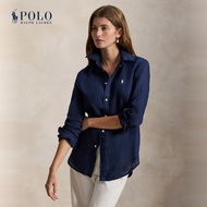 Polo Ralph Lauren เสื้อเชิ้ตผู้หญิง รุ่น WMPOSHTNDO21182 สีกรมท่า