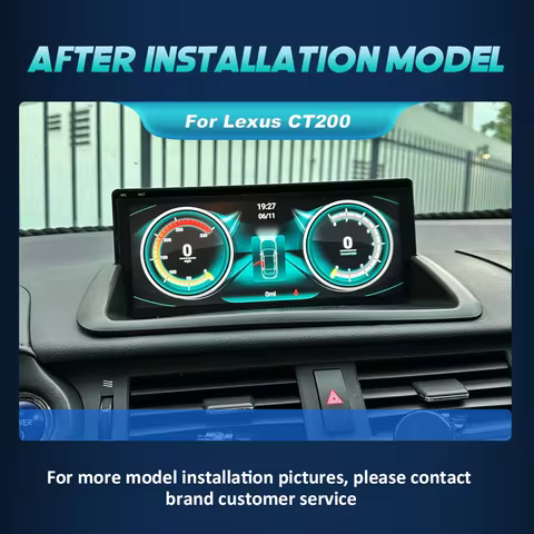 Android 14 Car Radio CarPlay Screen For Lexus CT CT200 CT200h 2012-2020 GPS Navigation Snapdragon 8+