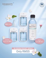 【New Packaging‼️】BLOSSOM Lite Pocket Spray Sanitizer Set [50ml x 3btl + 330ml refill] 【FREE BLOSSOM+ Pen Spray】