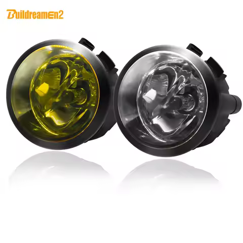 Buildreamen2 Halogen Fog Light 55W 100W Car Front Bumper Fog Lamp 12V For Nissan X-Trail Juke Cube T