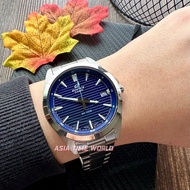 [Original Marco] Edifice EFV-140D-2A Classic Men's Watch with 100m Water Resistant Blue Dial Silver 