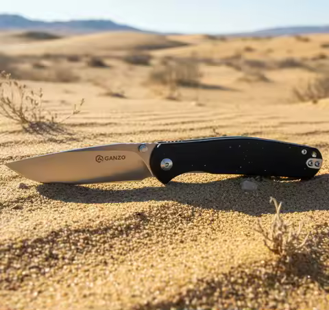 GANZO G6804 FBKNIFE FIREBIRD Knife 8CR14 blade G10 Handle Folding Knife Outdoor Survival Camping Hun