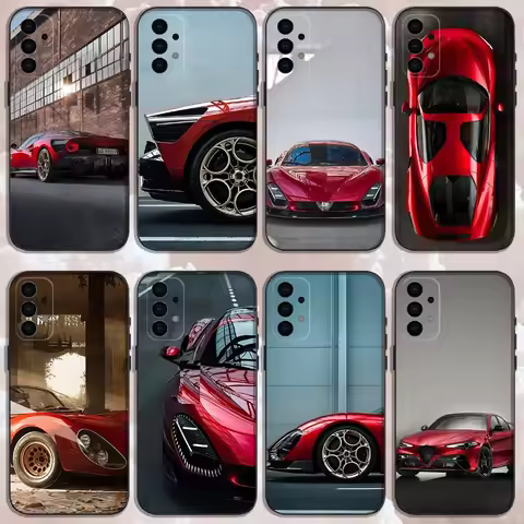AlfaeS Cool R-RomeoS-S Car Phone Case For Samsung Galaxy A13,A21s,A22,A31,A32,A52,A53,A71,A80,Soft B