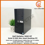 DELL OPTIPLEX 3060 MT INTEL CORE I5-8400 16GB RAM 256GB SSD USED DESKTOP REFURBISHED PC