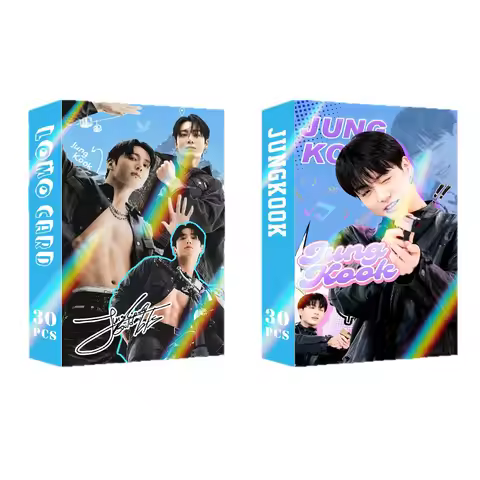 New KPOP BTS jungkook Lomo Cards Photocards Set BTS Idol Postcards Fans Collection Gift Merch