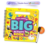 Ziyadbooks BIG Activity Book: Educational Activity Book for Smart Children with Pictures for 2, 3, a
