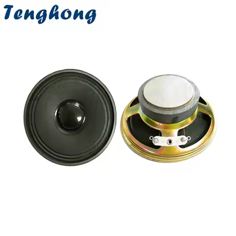 Tenghong 2pcs 3 Inch 4Ohm 3W Full Range Speaker External Magnetic Portable Audio Speaker Unit Home T