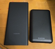 [$100兩個] 手機 尿袋 充電器 行動電源 各10000mAh 小米 Elecom USB type A type c 有線 無線 充電