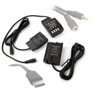 Dummy Battery DMW-BLF19 DMW-AC8 with DMW-DCC12 DC Coupler USB Type C Connector for Panasonic GH3 GH4