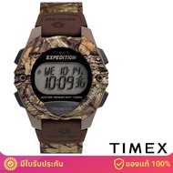 Timex TW4B19500 / TW4B19800 x Mossy Oak Expedition Digital นาฬิกาข้อมือผู้ชาย/ผู้หญิง สีน้ำตาล