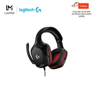 Logitech G331 Wired Gaming Headset 50 mm Audio Drivers Rotating Leatherette Ear Cups 3.5 mm Audio Jack Flip-to-Mute Mic Lightweight for PC Xbox One Xbox Series X|S PS5 PS4 Nintendo Switch Black
